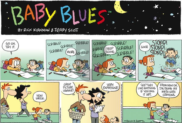 Baby Blues on Sunday February 8, 2015 Comic Strip