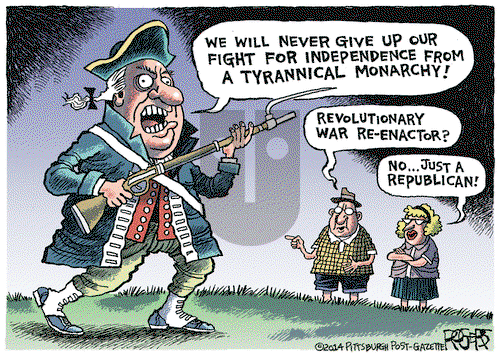 Rob Rogers on Friday July 4, 2014 Comic Strip