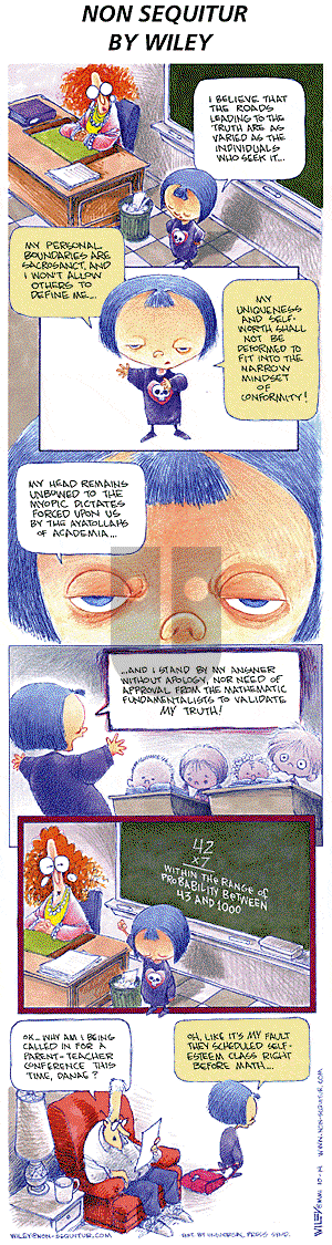 Non Sequitur - Sunday October 14, 2001 Comic Strip