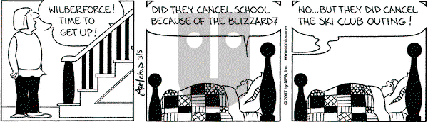 The Born Loser on Monday March 5, 2007 Comic Strip