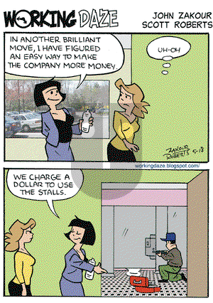 Working Daze on Monday May 18, 2009 Comic Strip