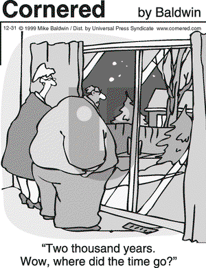 Cornered on Friday December 31, 1999 Comic Strip