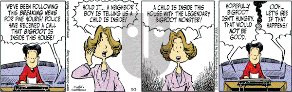 Baldo - Tuesday November 3, 2009 Comic Strip