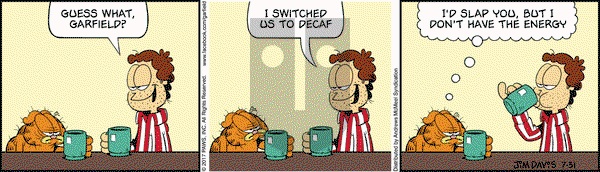 Garfield on Monday July 31, 2017 Comic Strip