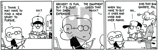 FoxTrot on Saturday July 18, 1998 Comic Strip