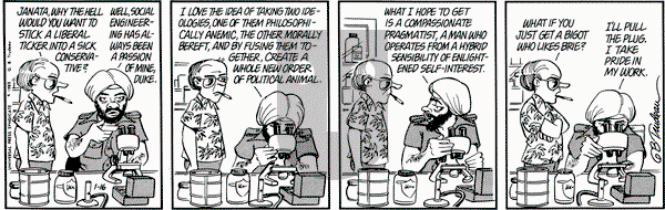 Doonesbury on Wednesday January 16, 1985 Comic Strip