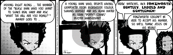 The Boondocks on Wednesday October 14, 2009 Comic Strip
