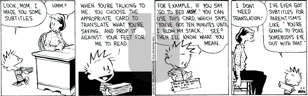 Calvin and Hobbes - Wednesday February 2, 1994 Comic Strip