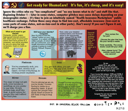 Ted Rall on Friday September 27, 2013 Comic Strip