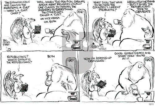 Pat Oliphant on Tuesday October 11, 2011 Comic Strip