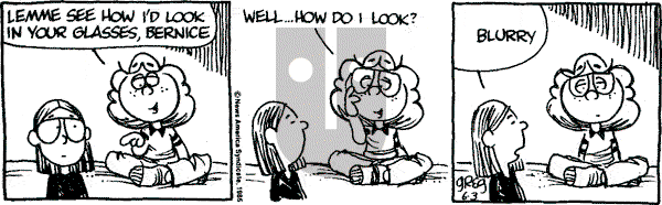 Luann on Monday June 3, 1985 Comic Strip