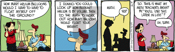 The Buckets on Wednesday April 13, 2011 Comic Strip