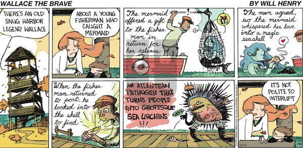 Wallace the Brave on Sunday October 13, 2019 Comic Strip