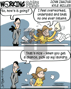Working Daze on Monday September 20, 2004 Comic Strip