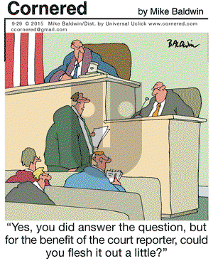 Cornered on Tuesday September 29, 2015 Comic Strip