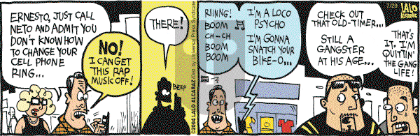 La Cucaracha on Thursday July 29, 2004 Comic Strip
