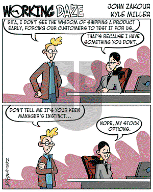 Working Daze on Friday July 15, 2005 Comic Strip