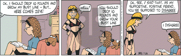 Luann on Tuesday July 28, 2009 Comic Strip