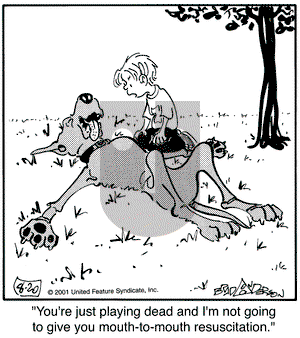 Marmaduke on Tuesday October 16, 2001 Comic Strip