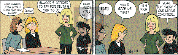 Luann on Tuesday January 27, 2009 Comic Strip