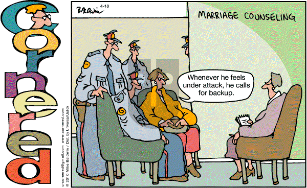 Cornered - Sunday April 18, 2010 Comic Strip