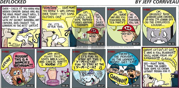 DeFlocked on Sunday October 21, 2012 Comic Strip
