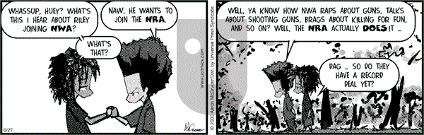 The Boondocks on Tuesday January 28, 2014 Comic Strip