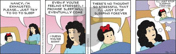 Nancy on Tuesday August 13, 2019 Comic Strip
