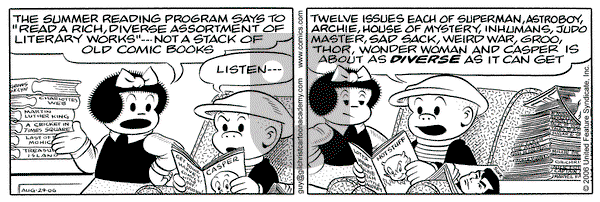 Nancy on Tuesday August 29, 2006 Comic Strip