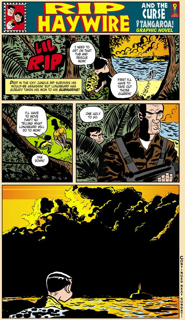 Rip Haywire on Sunday April 6, 2014 Comic Strip