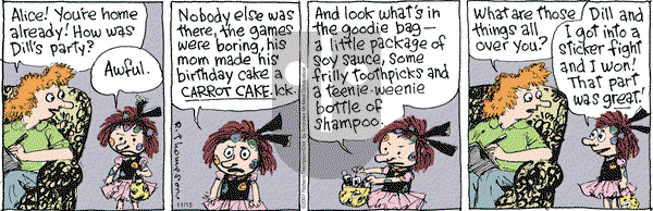 Cul de Sac on Wednesday November 15, 2017 Comic Strip