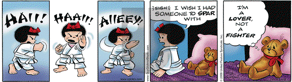 Nancy on Monday May 4, 2009 Comic Strip