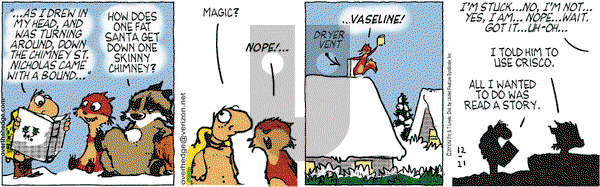 Over the Hedge on Tuesday December 21, 2010 Comic Strip