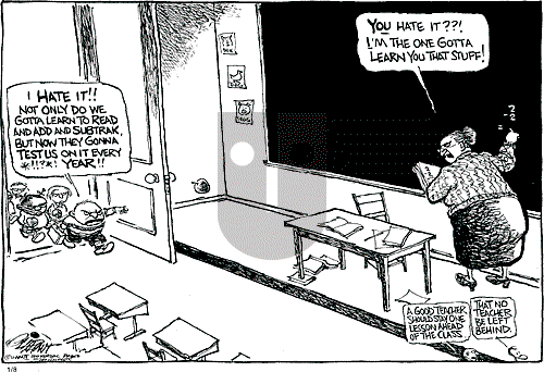 Pat Oliphant on Tuesday January 8, 2002 Comic Strip