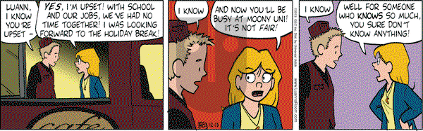 Luann on Friday December 13, 2013 Comic Strip