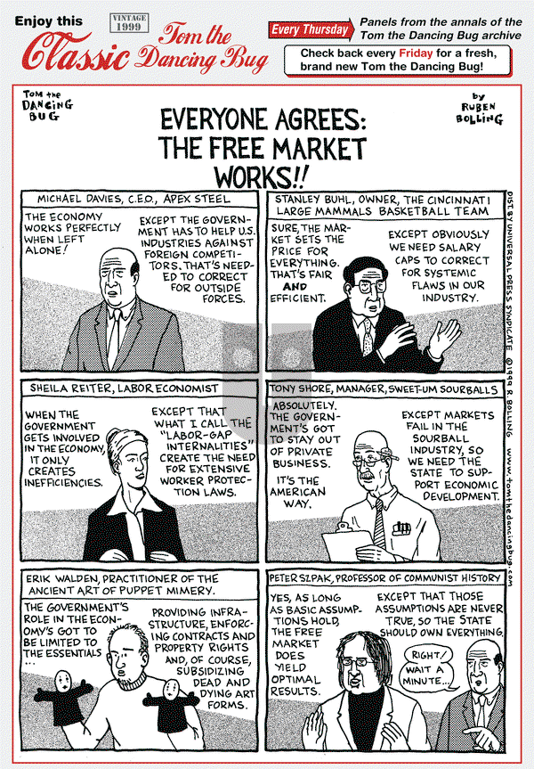 Tom the Dancing Bug on Thursday November 27, 2014 Comic Strip