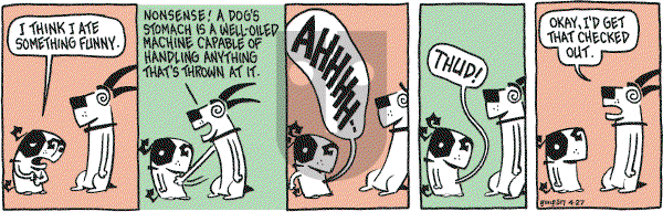 Pooch Cafe on Tuesday April 27, 2004 Comic Strip