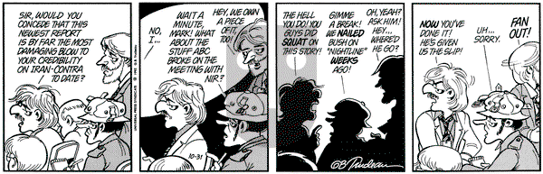 Doonesbury on Saturday October 31, 1992 Comic Strip
