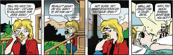 Doonesbury on Friday April 21, 2000 Comic Strip