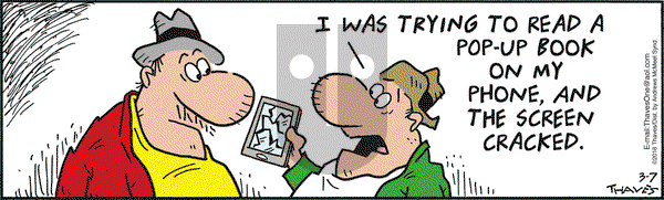 Frank and Ernest on Wednesday March 7, 2018 Comic Strip