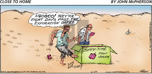 Close to Home on Sunday June 24, 2012 Comic Strip
