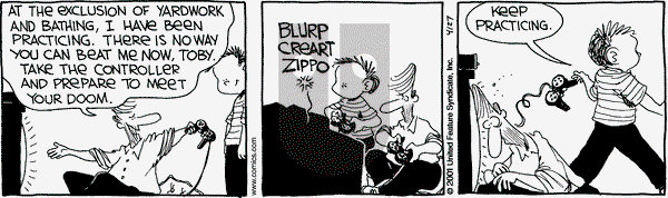 The Buckets on Friday April 27, 2001 Comic Strip