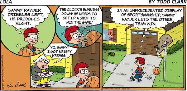 Lola on Sunday April 14, 2013 Comic Strip