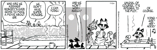 Over the Hedge - Friday November 26, 2004 Comic Strip