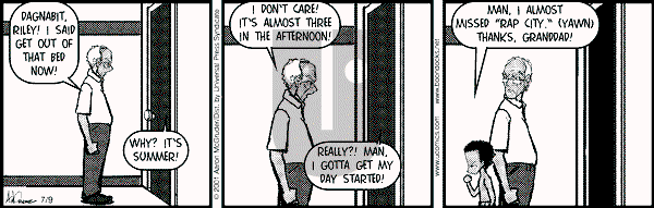 The Boondocks on Monday February 9, 2009 Comic Strip
