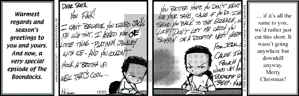 The Boondocks on Saturday July 28, 2007 Comic Strip