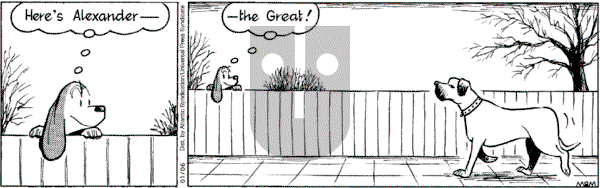 Fred Basset on Friday January 6, 2006 Comic Strip