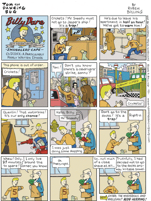 Tom the Dancing Bug on Saturday October 15, 2005 Comic Strip