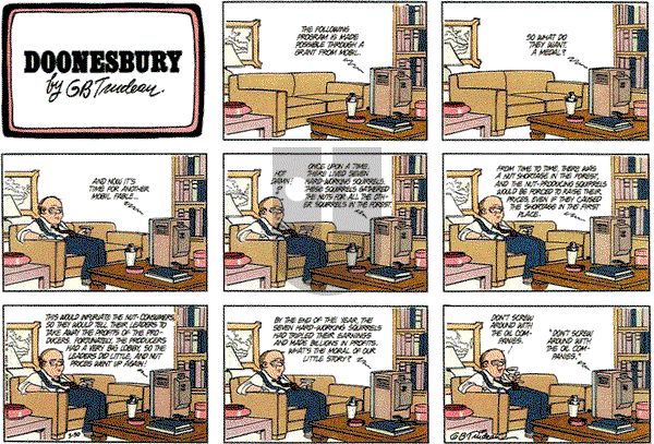 Doonesbury on Sunday March 30, 1980 Comic Strip