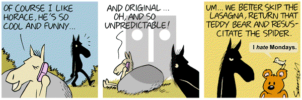 Dark Side of the Horse on Monday September 13, 2010 Comic Strip